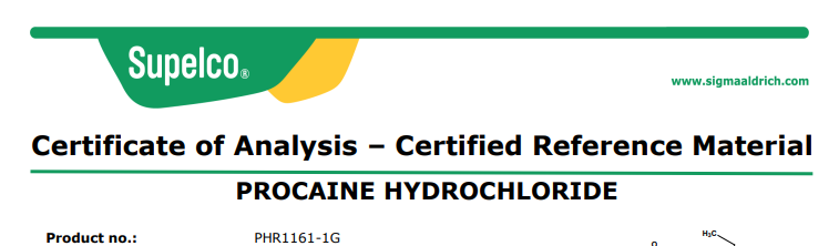 St. Procaine hydrochloride